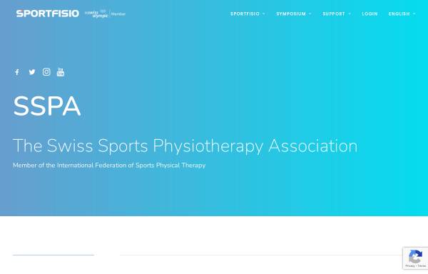 Vorschau von www.sportfisio.ch, Verband für Sportphysiotherapie