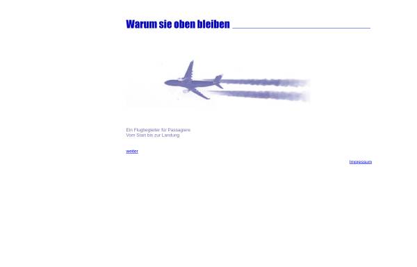 Vorschau von www.flugingenieur.de, Flugingenieur - Warum sie oben bleiben?