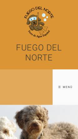 Vorschau der mobilen Webseite www.fuego-del-norte.de, Fuego del Norte