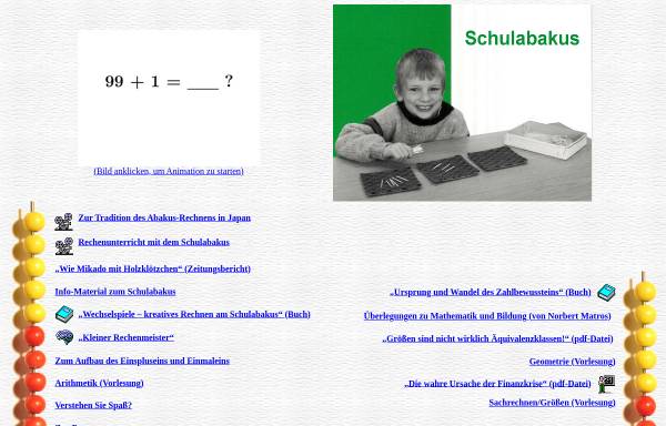 Vorschau von www.schulabakus.de, Schulabakus