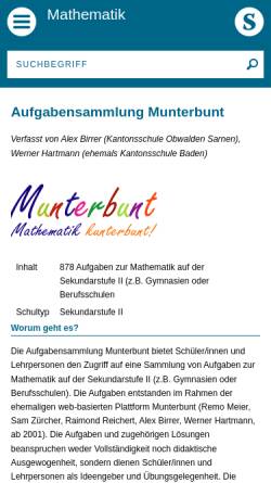 Vorschau der mobilen Webseite www.swisseduc.ch, Munterbunt