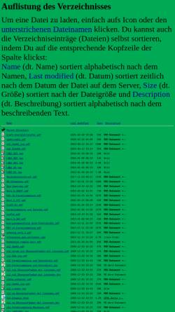 Vorschau der mobilen Webseite www.warncke-family.de, Verzeichnis von schulischen Onlinematerialien