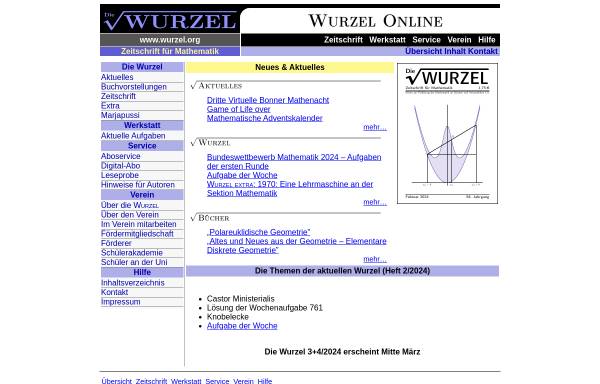 Vorschau von www.wurzel.org, Die Wurzel