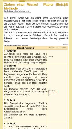 Vorschau der mobilen Webseite www.diaware.de, Wurzelziehen per Hand