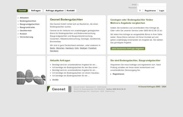 Vorschau von bodengutachten.de, Geo.net Commodities GmbH