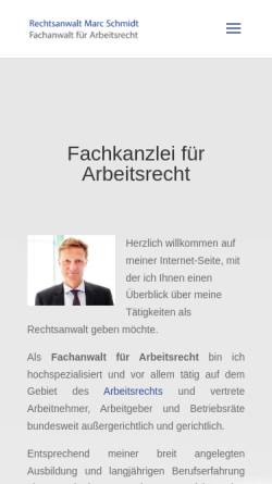 Vorschau der mobilen Webseite www.ramarcschmidt.de, Schmidt Marc