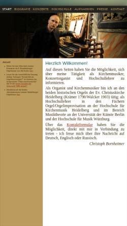 Vorschau der mobilen Webseite christoph-bornheimer.de, Bornheimer, Christoph