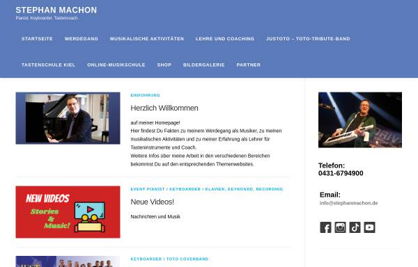 Vorschau von www.stephanmachon.de, Machon, Stephan
