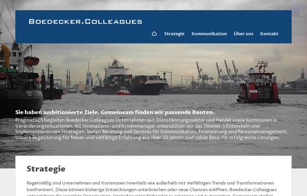 Vorschau von www.boedeckercolleagues.de, Boedecker.Colleagues