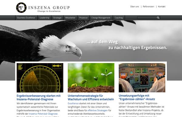 Vorschau von www.inszena.com, Inszena New Consulting Group GmbH