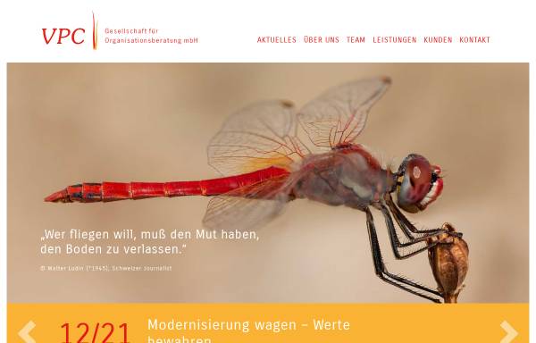 Vorschau von vpcnet.de, VPC Gesellschaft für Organisationsberatung mbH