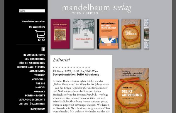 Vorschau von www.mandelbaum.de, Mandelbaum-Verlag, Wien