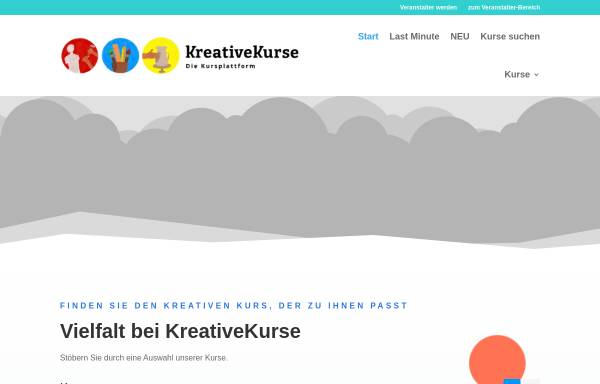 Vorschau von www.kreativekurse.de, Kreative Kurse