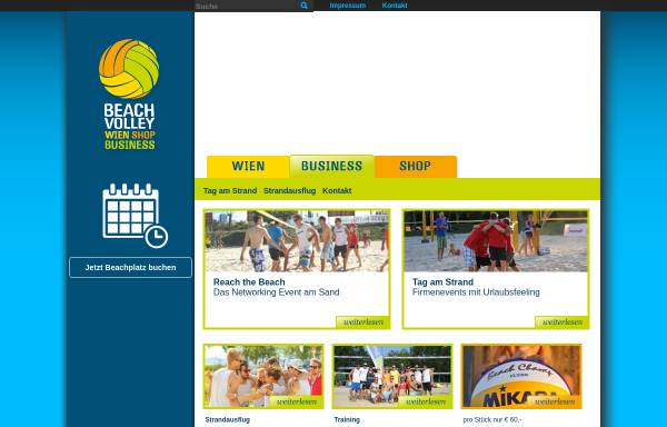 Vorschau von www.beachvolleybusiness.at, Beachvolley & Business