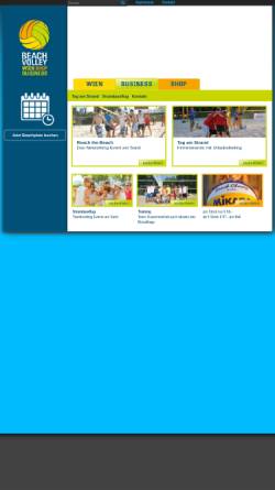 Vorschau der mobilen Webseite www.beachvolleybusiness.at, Beachvolley & Business