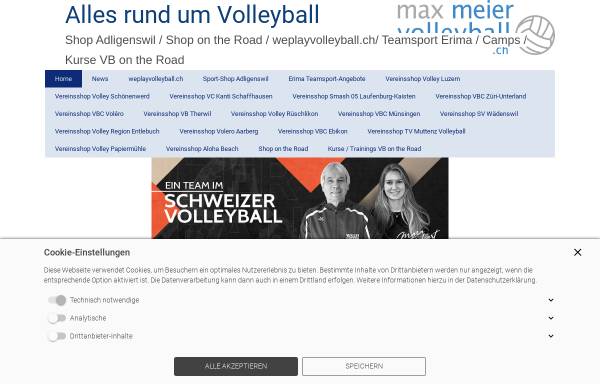 Vorschau von www.meier-volleyball.ch, Meier Volleyball