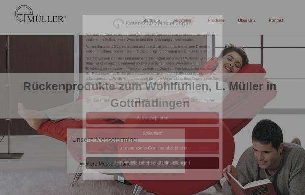 Vorschau von www.m-extender.de, L. Müller Medizinisch-Technischer Gerätebau GmbH