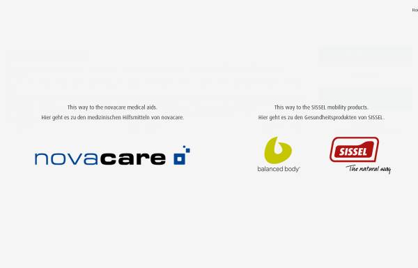 Vorschau von www.novacare.de, NovaCare Entwicklung und Vertrieb medizinischer Hilfsmittel GmbH