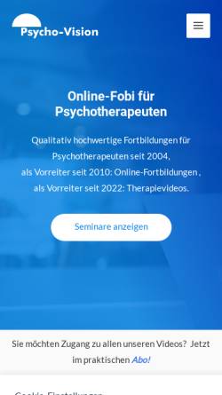 Vorschau der mobilen Webseite psycho-vision.de, Psycho-Vision GmbH
