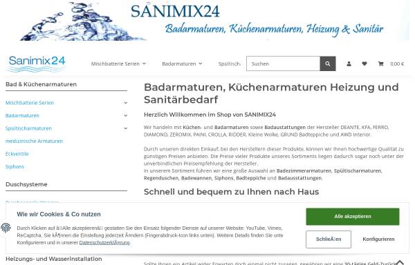 Vorschau von www.sanimix24.com, Sanimix24, Heiko Kluge