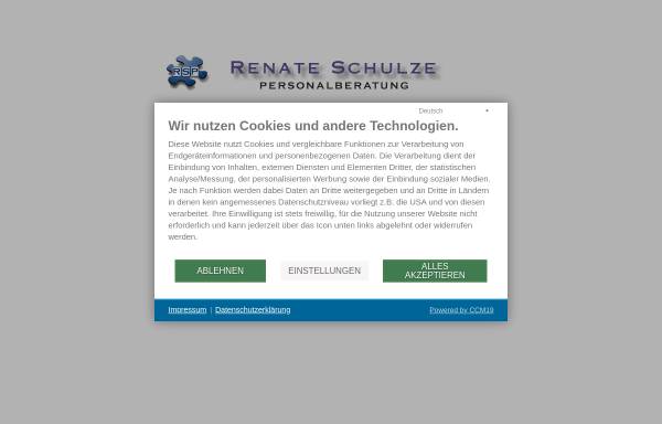 Vorschau von www.rsp-schulze.de, Renate Schulze GmbH
