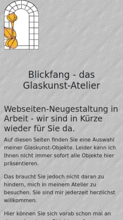 Vorschau der mobilen Webseite www.blickfang-witten.de, Blickfang