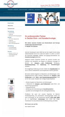Vorschau der mobilen Webseite www.hades-gmbh.de, HadeS GmbH