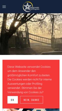 Vorschau der mobilen Webseite www.knielingen.de, Bürgerverein Karlsruhe-Knielingen e. V.