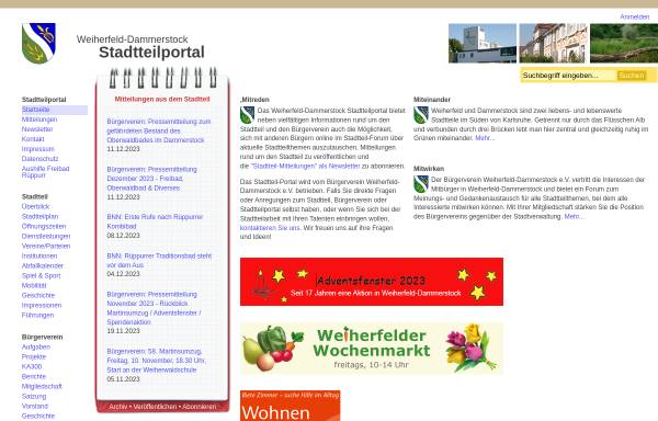 Vorschau von www.weiherfeld-dammerstock.de, Weiherfeld-Dammerstock
