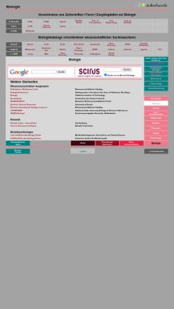Vorschau der mobilen Webseite llek.de, LLEK Bookmarks Biologie