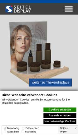 Vorschau der mobilen Webseite www.seitel.de, Seitel GmbH