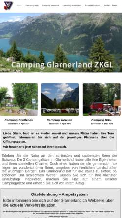 Vorschau der mobilen Webseite www.zkgl.ch, Plätze im Kanton Glarus