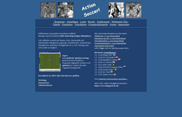 Vorschau von www.shoppark.de, Action Soccer