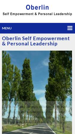 Vorschau der mobilen Webseite www.oberlin.ch, Dr. Urs-Peter Oberlin - Self Empowerment & Personal Leadership