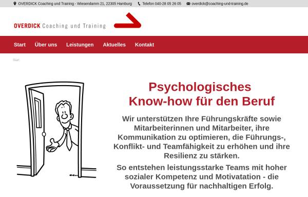 Vorschau von www.coaching-und-training.de, Overdick Coaching und Training