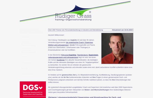 Rüdiger Grass - Training und Organisationsberatung