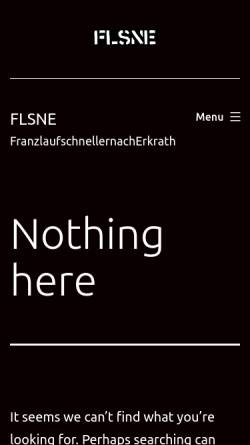 Vorschau der mobilen Webseite www.flsne.de, Franzlaufschnellernacherkrath