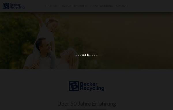 Vorschau von www.becker-recycling.de, Becker Recycling Containerdienst & Handelsgesellschaft mbH