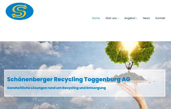 Vorschau von www.srt-ag.ch, Schönenberger Recycling und Transport AG