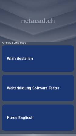 Vorschau der mobilen Webseite cisco.netacad.ch, Cisco Networking Academy of Eastern Switzerland