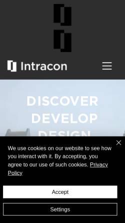 Vorschau der mobilen Webseite www.intracon.com, Intracon International Training & Consulting