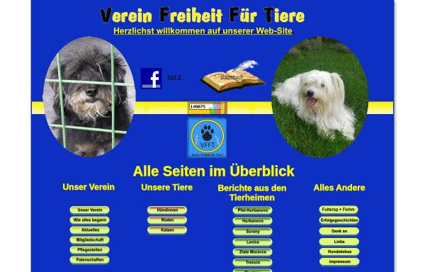 Vorschau von www.freiheitfuertiere.at, Freiheit für Tiere