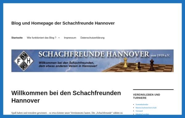 Vorschau von www.schachfreunde-hannover.de, Schachfreunde Hannover von 1919 e.V.