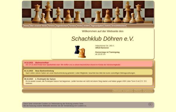 Vorschau von schachklub-doehren.de, Schachklub Döhren e.V.