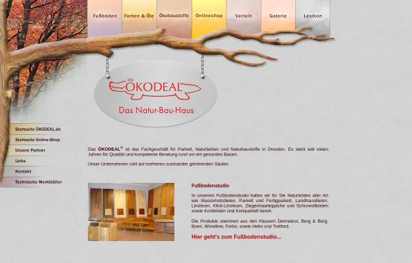 Vorschau von www.oekodeal.de, ÖKODEAL - Handel für Naturfarben und Naturbaustoffe