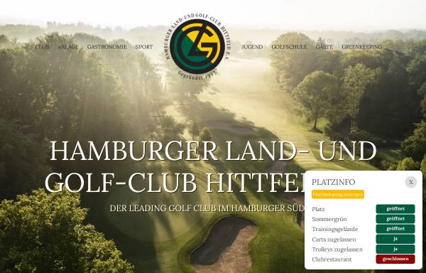 Vorschau von hlgc-hittfeld.de, Hamburger Land- und Golf-Club Hittfeld e.V.