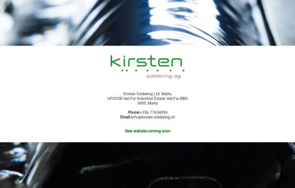 Vorschau von www.kirsten-soldering.ch, Kirsten Soldering AG