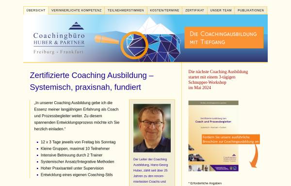 Vorschau von www.coaching-fortbildung.de, Huber & Partner