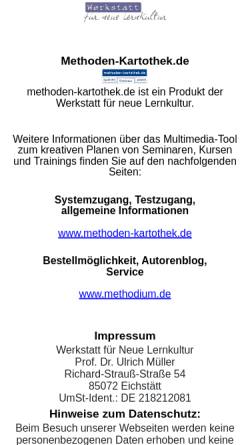 Vorschau der mobilen Webseite www.neue-lernkultur.de, Werkstatt für Neue Lernkultur -Weiterbildungsberatung