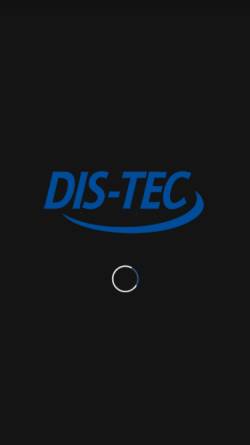 Vorschau der mobilen Webseite www.dis-tec.de, Dis-Tec GmbH & Co. KG